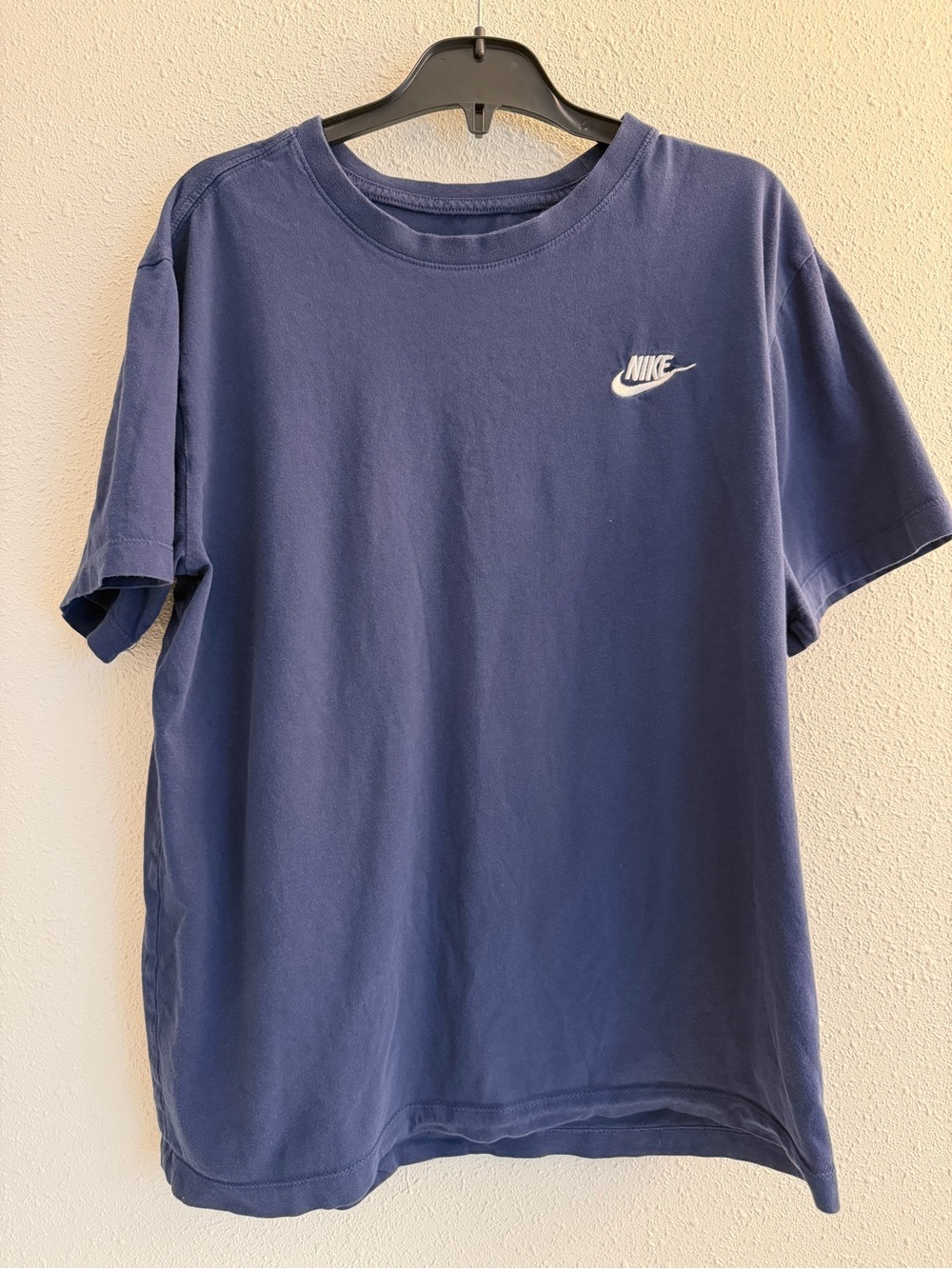 Nike Short-Sleeve T-Shirt in Navy with White Swoosh